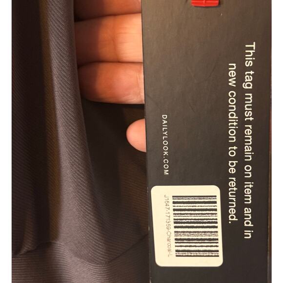 GILLI V-Neck Sleeveless Pockets Wide Ankle Leg Jumpsuit Gray Women's Large NWT - Picture 9 of 10